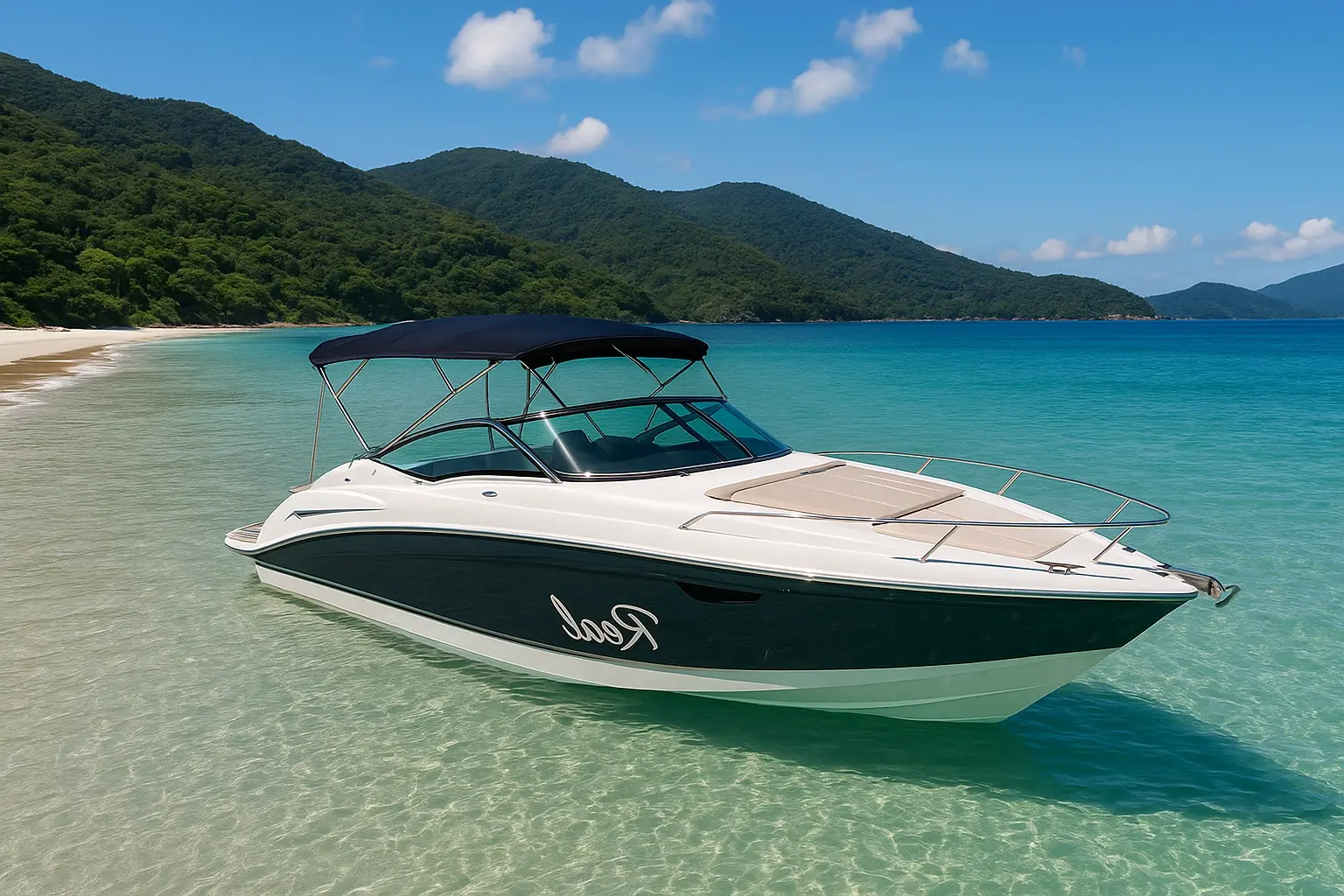Lancha em Lopes Mendes Ilha Grande angra-ilha.com.br