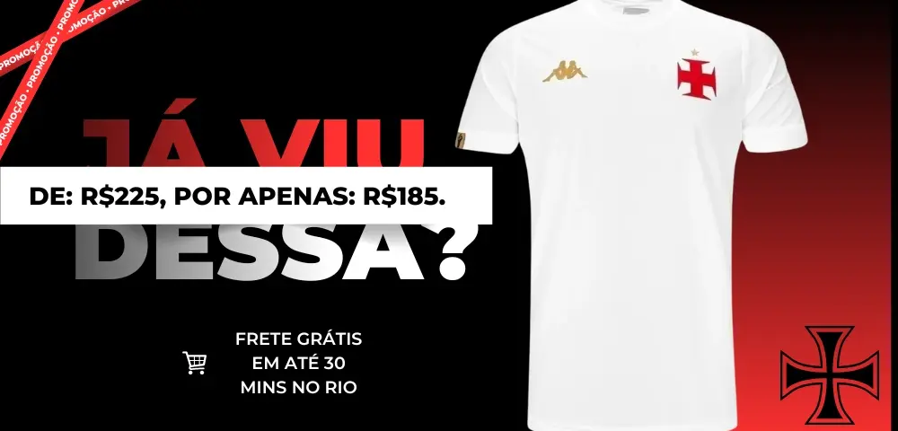 Promo Nova Camisa de Goleiro do Vasco