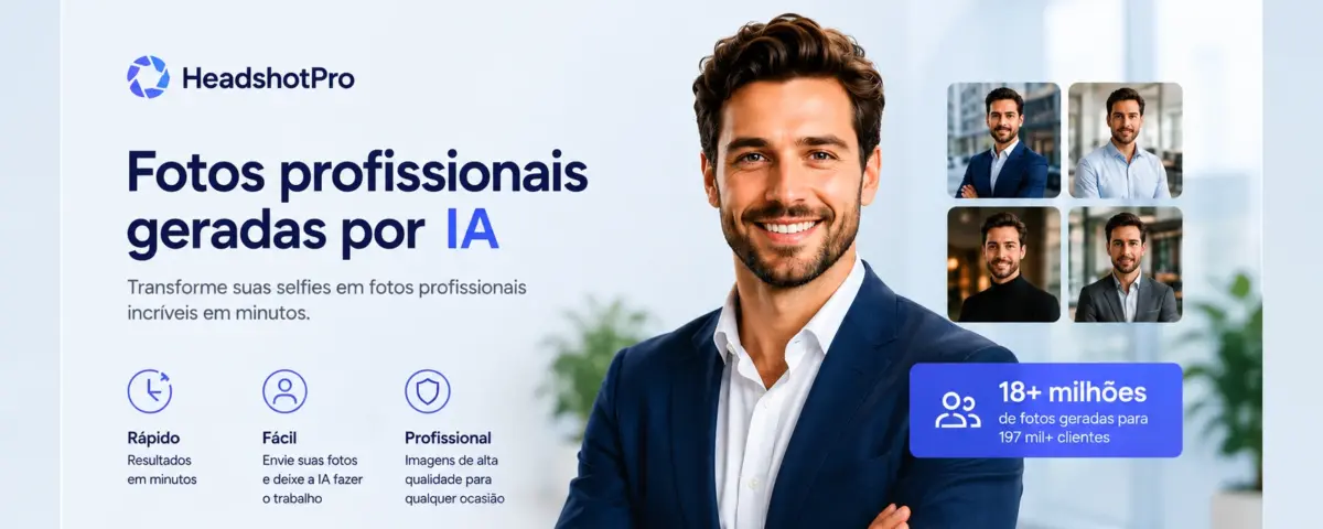 Fotos profissionais feitas com ia