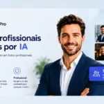 Fotos profissionais feitas com ia
